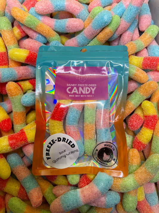 Freeze dried  Sour Worms